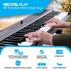 Picture of Alesis 88 Key Keyboard Piano with 480 Sounds, Speakers, USB MIDI, Carry-Bag, Stand, Headphones, Pedal and Piano Lessons for Beginners