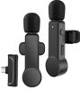 Picture of NPTCL 2 Pack Lavalier Microphone USB C Wireless Lav Mic for Android Phone Noise Canceling Mini Lapel Mic Type C for iPhone 15/16 (USB-C) Video Recording Vlog