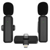 Picture of 2 Pack Wireless Mini Lavalier Lapel Microphone for iPhone,Android Phone(2 in 1) - 80ft Cordless Clip on Dual Mics with Noise Reduction 5H Working Time for Video Recording Vlogging, YouTube, Interview