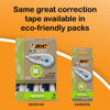 Picture of BIC Wite-Out Brand EZ Correct Correction Tape, 39.3 Feet, 2-Count Pack of white Correction Tape, Fast, Clean and Easy to Use Tear-Resistant Tape Office or School Supplies
