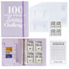 Picture of NICOOTH 100 Envelopes Money Saving Binder - A5 Savings Challenge Book (Purple)