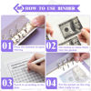 Picture of NICOOTH 100 Envelopes Money Saving Binder - A5 Savings Challenge Book (Purple)