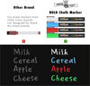 Picture of Magnetic Dry Erase Menu Board for Fridge Includes 4 Liquid Chalk Markers - Weekly Meal Planner Blackboard, Grocery List and Notepad for Kitchen Refrigerator - Chalkboard Magnet
