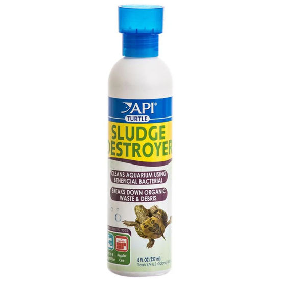 Picture of API TURTLE SLUDGE DESTROYER Aquarium Cleaner and Sludge Remover Treatment 8-Ounce Bottle
