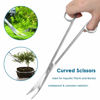Picture of Capetsma Aquascape Tools, Long Stainless Steel Aquarium Plant Tools Aquarium Tweezers Scissors Spatula Tool Set Bonsai Kit Algae Scrapers Aquarium Cleaning Kit for Fish Tank Starter kit