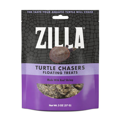 Picture of Zilla Turtle Chasers Floating Treats, Made with Real Shrimp, Resealable Bag