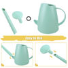 Picture of Watering Can for Indoor Plants, Small Watering Cans for House Plant Garden Flower, Long Spout Water Can for Outdoor Watering Plants 1. 8L 1/2 Gallon (Green)