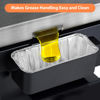 Picture of Whaleme 50-Pack Blackstone Griddle Accessories 5017 Grease Cup Liners, Aluminum Foil Drip Pan Grease Catcher Cup Liner for Blackstone 17, 22, 28, 36 Inch Griddle, Disposable Grill Grease Tray