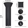 Picture of Patio Heater Covers with Zipper and Storage Bag,Waterproof,Dustproof,Wind-Resistant,Sunlight-Resistant,Snow-Resistant,Black,89'' Height x 33" Dome x 19" Base