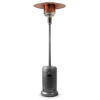 Picture of Amazon Basics 46,000 BTU Outdoor Propane Patio Heater with Wheels, Commercial & Residential, Slate Gray, with water tank, 32.1 x 32.1 x 91.3 inches (LxWxH)