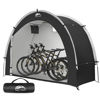 Picture of Happy Travel Bike Storage Tent Shed, Outdoor Waterproof Bicycle Covers Shelter with Window for 2/3/4/6 Bikes,Oversized Outside Portable Sheds for Lawn Mower,Garden Tools