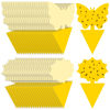 Picture of Landisun Fruit Fly Sticky Traps 48PCS Fungus Gnat Traps Bug Traps Gnat Killer for Indoor Outdoor House Kitchen Plants Whitefly Mosquitos Flying Insects Yellow Designed by JPMOS
