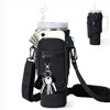 Picture of dabria Water Bottle Carrier Bag with Phone Pocket for Stanley 40/30 oz Tumbler Neoprene Water Bottle Holder Pouch with Adjustable Strap Bollus with Straw Cover & Carabiner for Stanley Cup Accessories