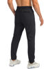 Picture of G Gradual Men's Sweatpants with Zipper Pockets Tapered Joggers for Men Athletic Pants for Workout, Jogging, Running (Black, Large)