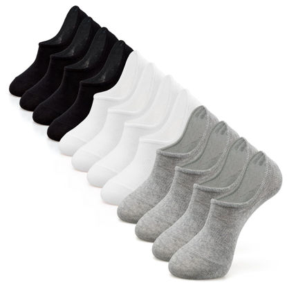 Picture of IDEGG No Show Socks Womens and Men Low Cut Anti-slid Athletic Running Novelty Casual Invisible Liner Socks