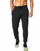 Picture of G Gradual Men's Sweatpants with Zipper Pockets Athletic Pants Traning Track Pants Joggers for Men Soccer, Running, Workout(Black,L)