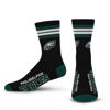 Picture of For Bare Feet NFL 4 Stripe Deuce Crew Sock, Philadelphia Eagles, Medium