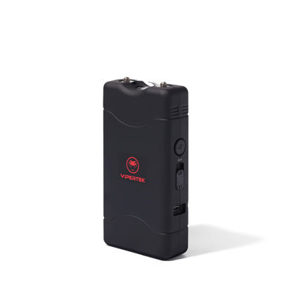 Picture of VIPERTEK VTS-880 Mini Stun Gun Rechargeable with LED Flashlight, Black