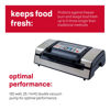Picture of Nesco Deluxe Food VS-12 Vacuum Sealer, 130 Watts, Kit Bags & Viewing Lid, Compact, Silver