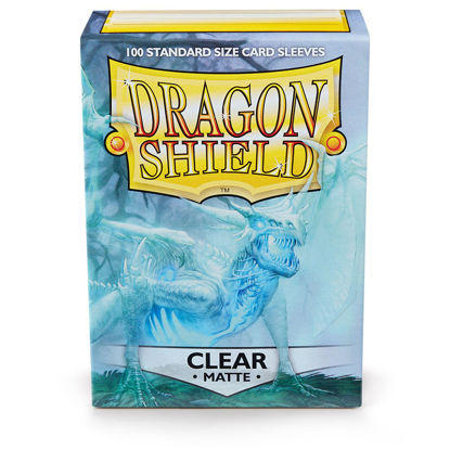 Picture of Dragon Shield Sleeves Matte Card Game,Polypropylene, Clear