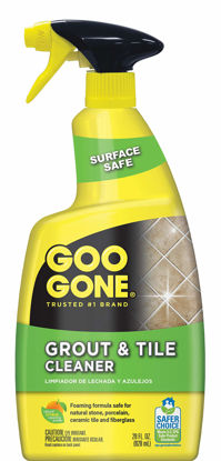 Picture of Goo Gone Grout & Tile Cleaner - 28 Ounce - Removes Tough Stains Dirt Caused By Mold Mildew Soap Scum and Hard Water Staining - Safe on Tile Ceramic Porcelain