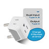 Picture of Ceptics Thailand Travel Adapter with Dual Usa Input (Type O) Ultra Compact - 3 Pack - Safe Grounded Perfect for Cell Phones, Laptops, Camera Chargers and More (CT-18)