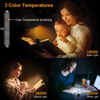 Picture of Gritin Rechargeable Book Light for Reading in Bed with 19 LED &Memory Function-Eye Caring 3 Color Temperatures,5 Brightness Levels,80 Hrs Runtime Flexible Goose Neck Clip on Light for Book Lovers