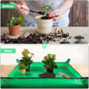 Picture of Onlysuki Repotting Mat for Indoor Plant Transplanting Control Mess, 26.8"X26.8" Waterproof Succulent Potting Mat Square Planting Tray Soil Change Mat Gardening Gifts for Plant Lovers