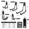 Picture of KOFANI Garage Hooks, 16 Pack Steel Heavy Duty Garage Storage Hooks with Anti-Slip Coating, Utility Garage Wall Mount Hooks for Hanging Bike, Ladder and Garden Tools