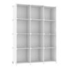 Picture of AWTATOS Cube Storage Organizer Storage 12 Cube Bookshelf DIY Plastic Closet Clothes Storage Shelves with Wooden Mallet, Stackable Storage Solution for Home, Bedroom, White