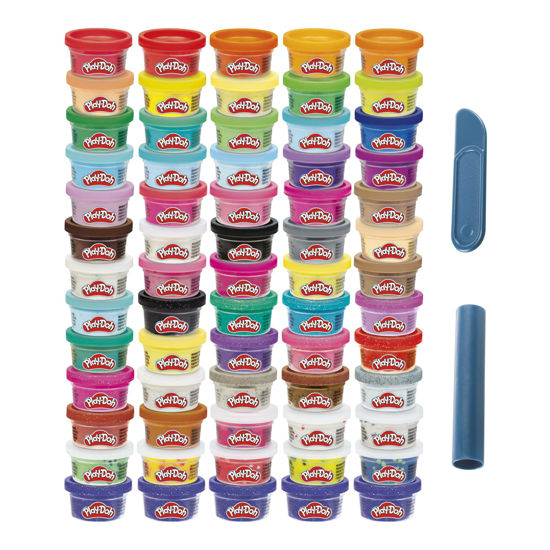 Picture of Play-Doh Ultimate Color Collection 65-Pack of 1-oz Cans, Includes Sparkle, Confetti & Color Burst, Back to School Classroom Supplies, Preschool Toys, Ages 2+ (Amazon Exclusive)