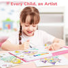 Picture of Paint with Water Coloring Books for Toddlers, Watercolor Painting Sets for Kids Ages 2-4, 4-8, Unicorn Arts and Crafts Birthday Presents for Boys Girls (Pink)