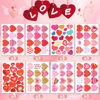 Picture of 348 Pcs Valentines Stickers for Kids, Bulk Love Heart Stickers Valentines Crafts for Kids Classroom Favors Supplies, Valentine's Day Party Decorative Stickers for Gift Box Envelope Wedding