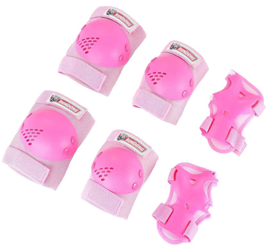 Picture of Youth/Kids Knee Pads Elbow Pads Wrist Guards Protective Gear Set for 3-15 Years Child Roller Skates, Skateboard, Cycling, Inline Skating, BMX Bike, Scooter Riding and Other Outdoor Sports