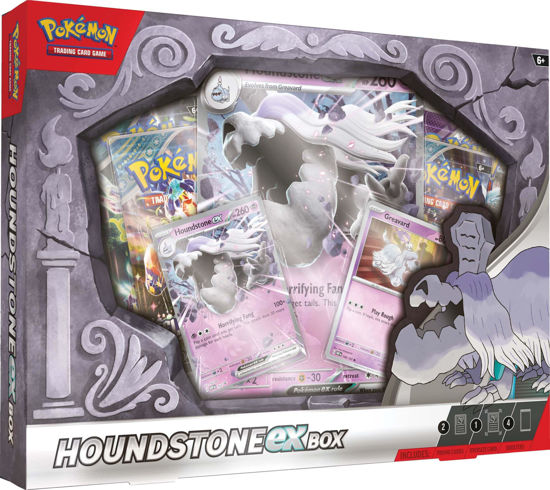 Picture of Pokémon TCG: Houndstone ex Box - 4 Packs, Promos