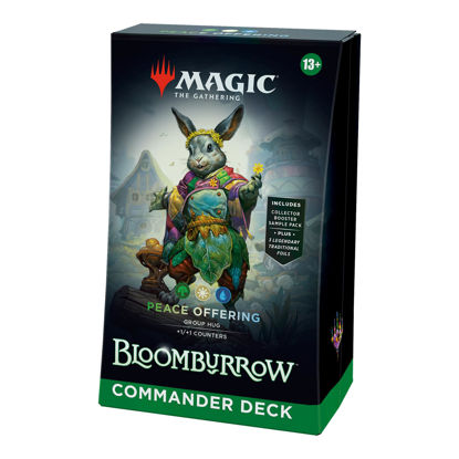 Picture of Magic: The Gathering Bloomburrow Commander Deck - Peace Offering (100-Card Deck, 2-Card Collector Booster Sample Pack + Accessories)