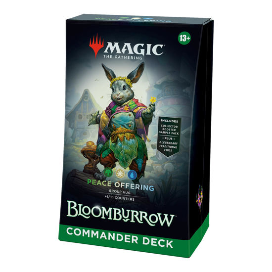 Picture of Magic: The Gathering Bloomburrow Commander Deck - Peace Offering (100-Card Deck, 2-Card Collector Booster Sample Pack + Accessories)