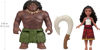 Picture of Mattel Disney Moana 2 Toys, Moana & Maui Ocean Adventures 2-Pack with 2 Small Dolls & Hook Accessory, Inspired by The Movie