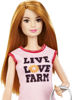 Picture of Barbie Careers Playset, Chicken Farmer Set with Fashion Doll with Red Hair & Boots, Henhouse, Chickens & Accessories (Amazon Exclusive)