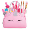 Picture of Kids Real Makeup Kit for Girls with Pink Unicorn Purse - Non-Toxic Washable Make Up Toy - Valentines Day Gift for Kids Toddlers Young Children Ages 3 4 5 6 7 8 9 10 Years Old - Pretend Play Vanity Set