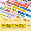 Picture of LovesTown Slap Bracelets for Kids, 48 PCS Snap Bracelets Emotions Camouflage Leopard Print Galaxy for Kids Birthday Party Favors Classroom Prizes Holiday Gifts