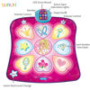 Picture of SUNLIN Dance Mat - Dance Mixer Rhythm Step Play Mat - Dance Game Toy Gift for Kids Girls Boys - Dance Pad with LED Lights, Adjustable Volume, Built-in Music, 3 Challenge Levels (3-12 Years Old)