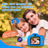 Picture of Seckton Upgrade Kids Selfie Camera, Christmas Birthday Gifts for Boys Age 3-9, HD Digital Video Cameras for Toddler, Portable Toy for 3 4 5 6 7 8 Year Old Boy with 32GB SD Card-Navy Blue