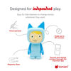 Picture of Tonies Creative Audio Character - Record and Upload up to 90 Minutes of Your Own Stories and Songs - Light Blue/Light