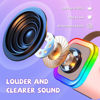 Picture of Mini Karaoke Machine for Kids Girls,Toys Birthday Gifts for Ages 4 5 6 7 8+ Year Old,Protable Bluetooth Speaker with 2 Wireless Microphone for Singing Party Outdoor Play (Pink)