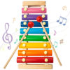 Picture of MCPINKY Xylophone for Kids, Xylophone Musical Toy with Child Safe Mallets Educational Musical Instruments Toy for Toddlers 1-3