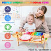 Picture of Wingyz Kids Drum Set for Toddlers Baby Music Instruments 7 in 1 Montessori Preschool Musical Toys Children Drum kit Xylophone Tambourine Birthday Gifts for Boys and Girls