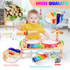 Picture of Wingyz Kids Drum Set for Toddlers Baby Music Instruments 7 in 1 Montessori Preschool Musical Toys Children Drum kit Xylophone Tambourine Birthday Gifts for Boys and Girls