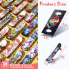 Picture of 28 Pack Valentines Day Gifts for Kids - Mini Finger Skateboard with Valentine's Day Greeting Cards for Kids, Fingerboard Skate Lovers Classroom Valentine's Party Favor, Exchange Prizes Gift