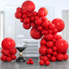 Picture of PartyWoo Red Balloons, 140 pcs Matte Red Balloons Different Sizes Pack of 18 Inch 12 Inch 10 Inch 5 Inch Red Latex Balloons for Balloon Garland or Balloon Arch as Birthday Party Decorations, Red-Y57